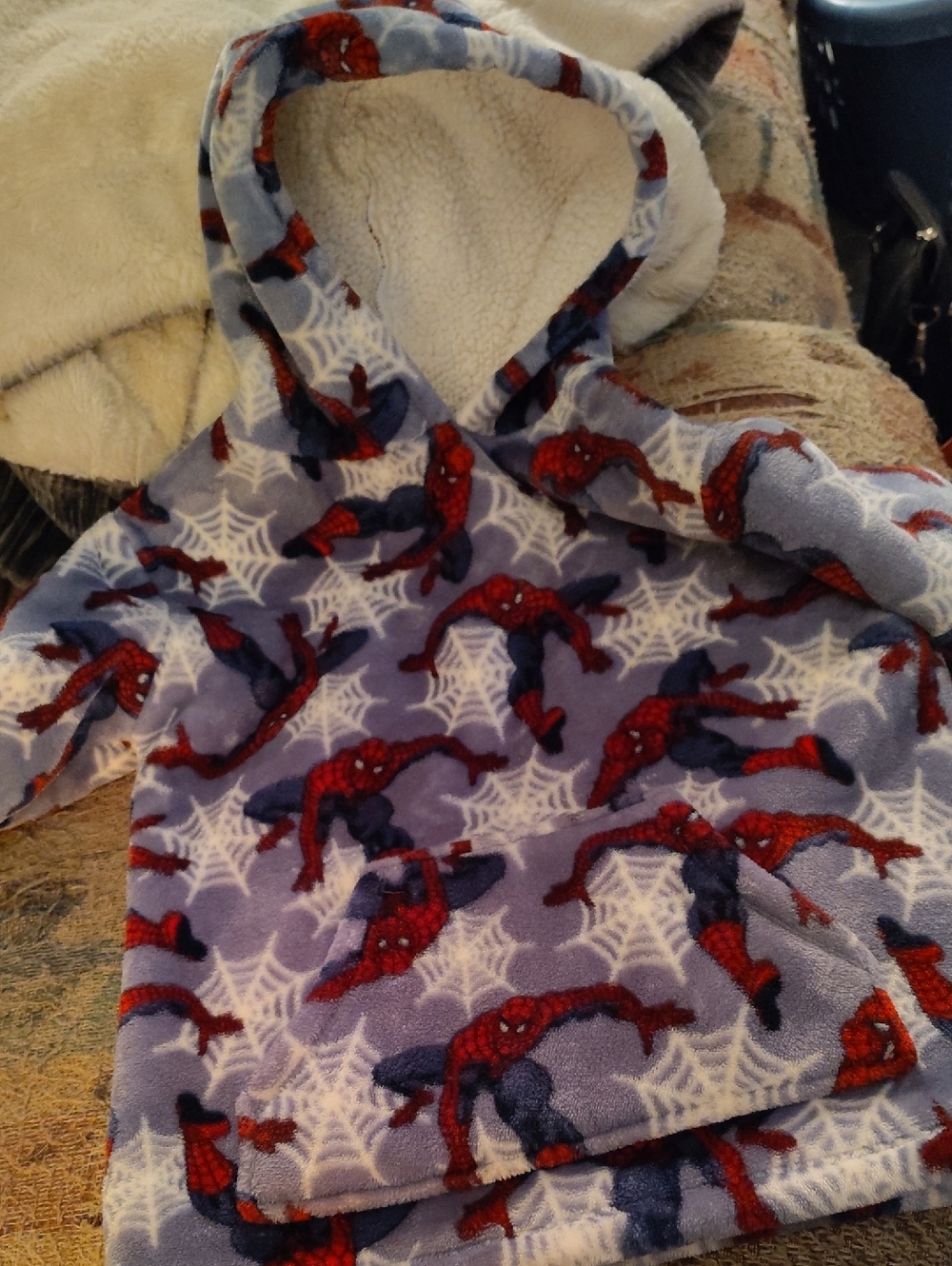 Marvel Sherpa-Lined Hood with Red Trim Toddler 4T